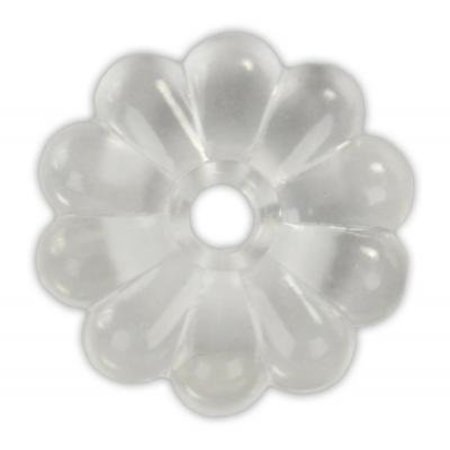 JR PRODUCTS PLASTIC ROSETTES, CLEAR 20465